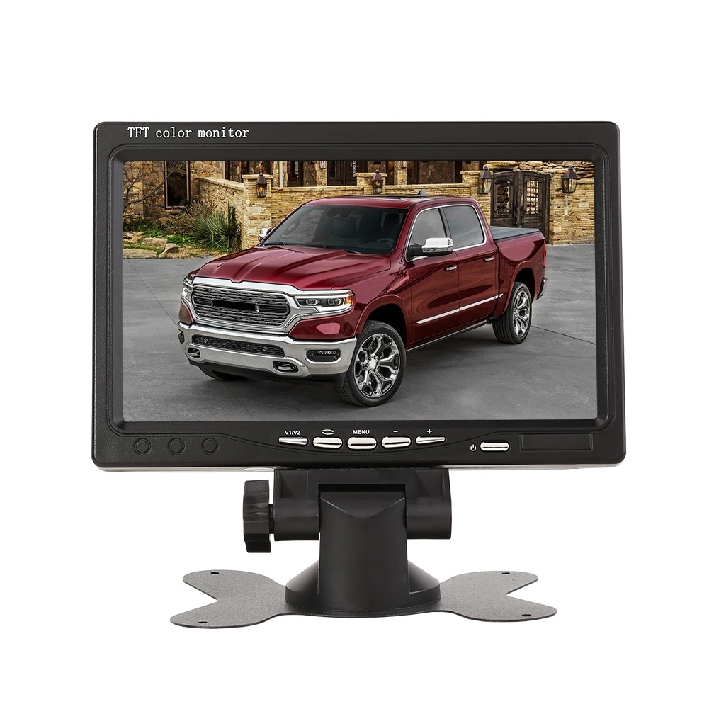 high resolution tft lcd 7 inch car monitor automotive rear view monitor for home security surveillance camera car electronics free global shipping
