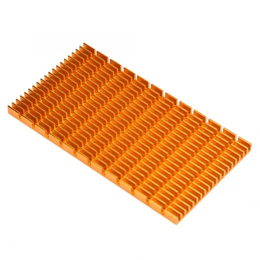 Золотой радиатор алюминиевый тепловой охладитель для нескольких целей 120x64x6