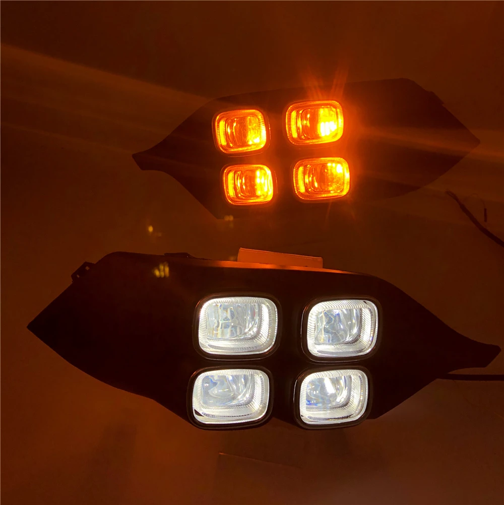 CSGJMY 2 шт Автомобильный светодиодный светильник дневного LED DRL для Mitsubishi Pajero Montero