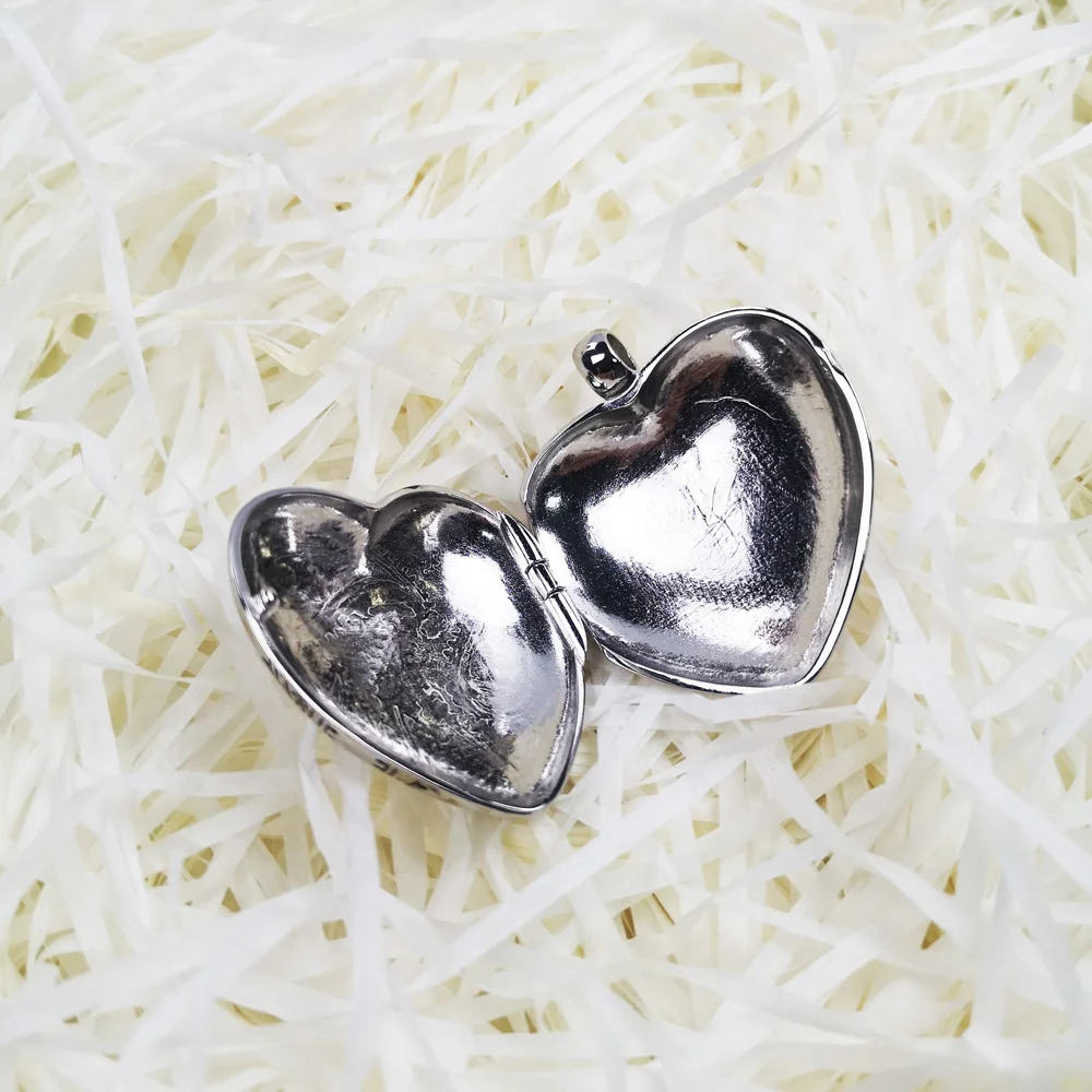 925 Стерлинговое Серебро кулон в форме сердца открытое ожерелье 2021 новые