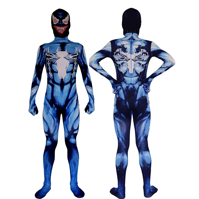 Детский комбинезон с 3D принтом яда костюм на Хэллоуин для взрослых Человека