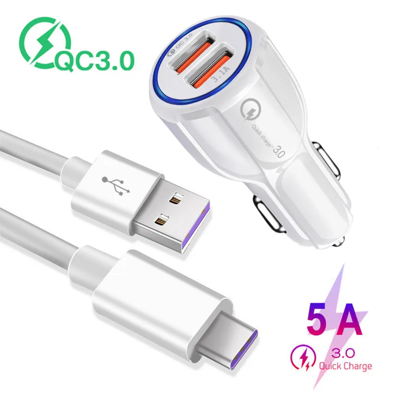 Зарядный кабель USB 5A Type C для Huawei P30 P20 Redmi 9 Note 7 8 Samsung galaxy A21s A31 S20 Plus Realme X2|Зарядные