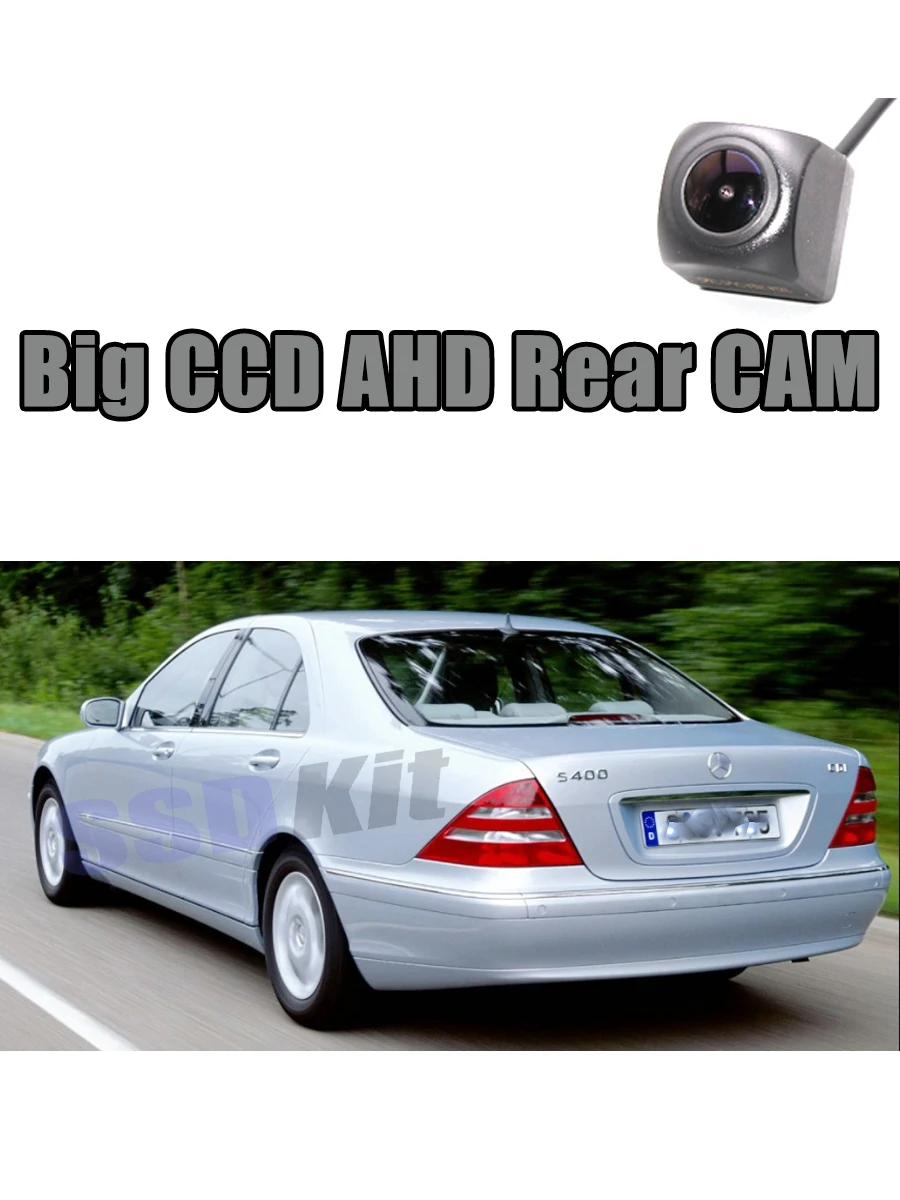 

Автомобильная камера заднего вида для Mercedes Benz S CL MB W220 C215 2000 ~ 06, CCD, AHD 720 1080