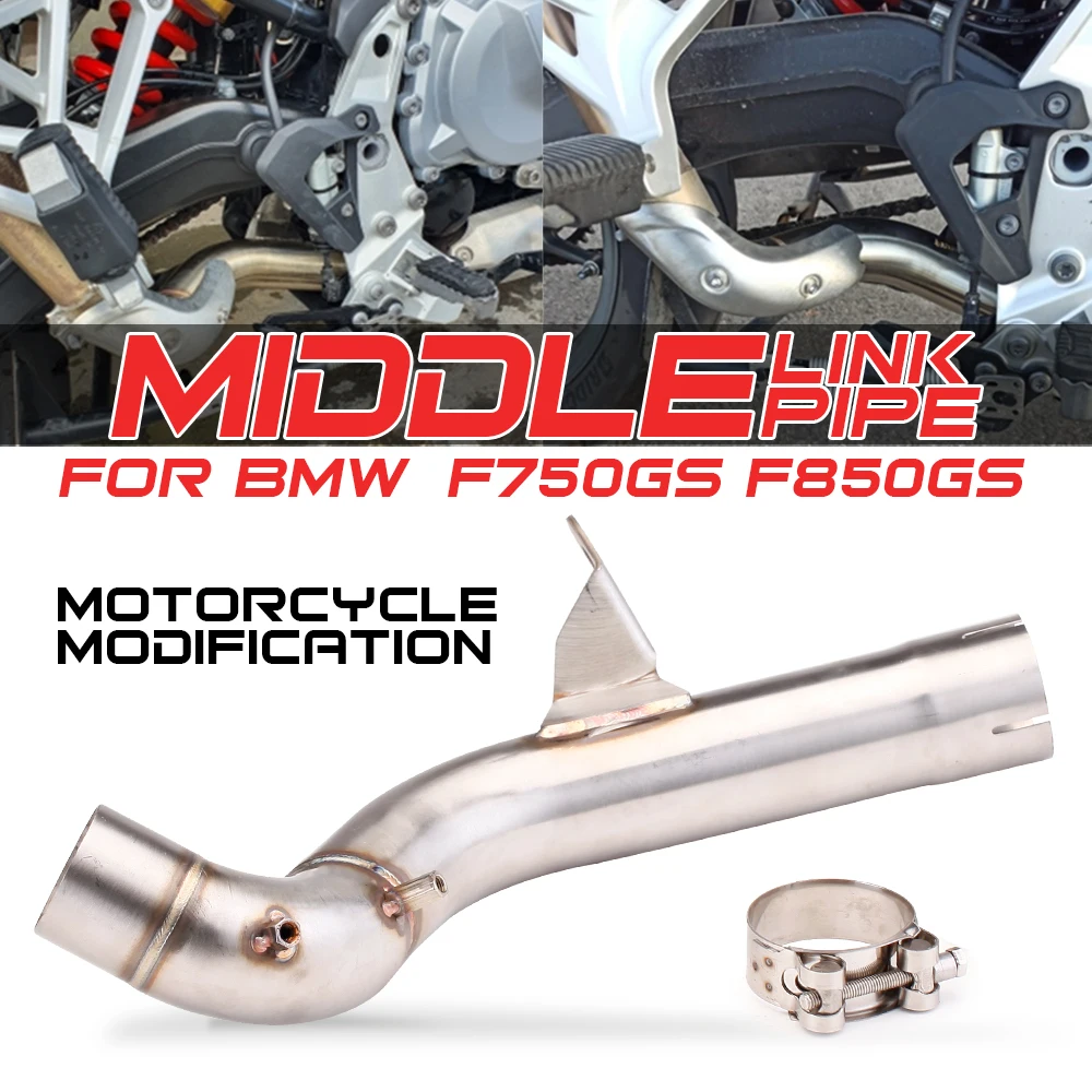 

Exhaust muffler for bmw motorcycles, for models f750gs, f850gs, f750 gs 2018, 2019, 2020, modified muffler