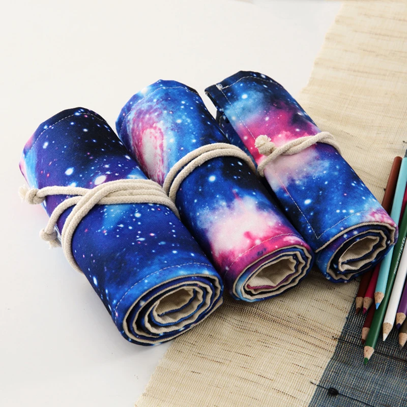 Чехол карандаш trousse scolaire с 36/48/72 отверстиями школьный чехол kawaii холст большая