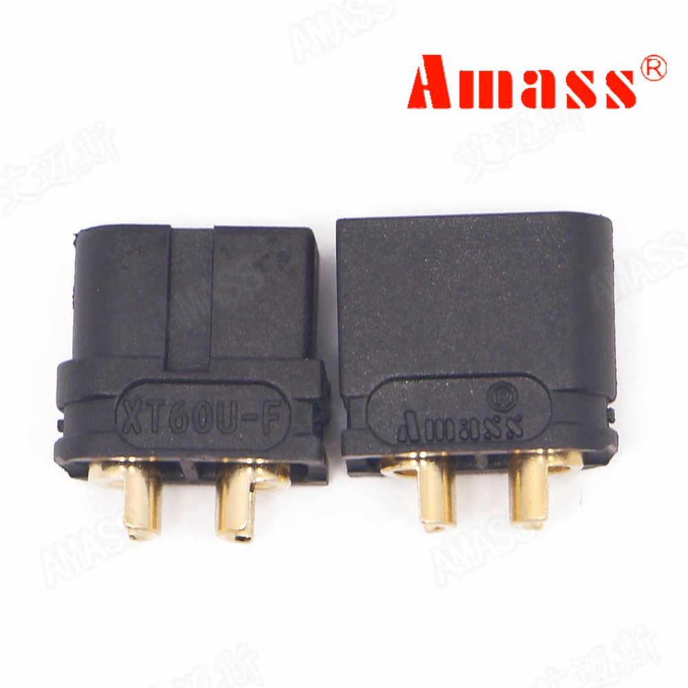 Переходник AMASS XT60U XT60 10 шт. с позолоченным штекером 3 5 мм для Lipo-аккумулятора (5 пар)