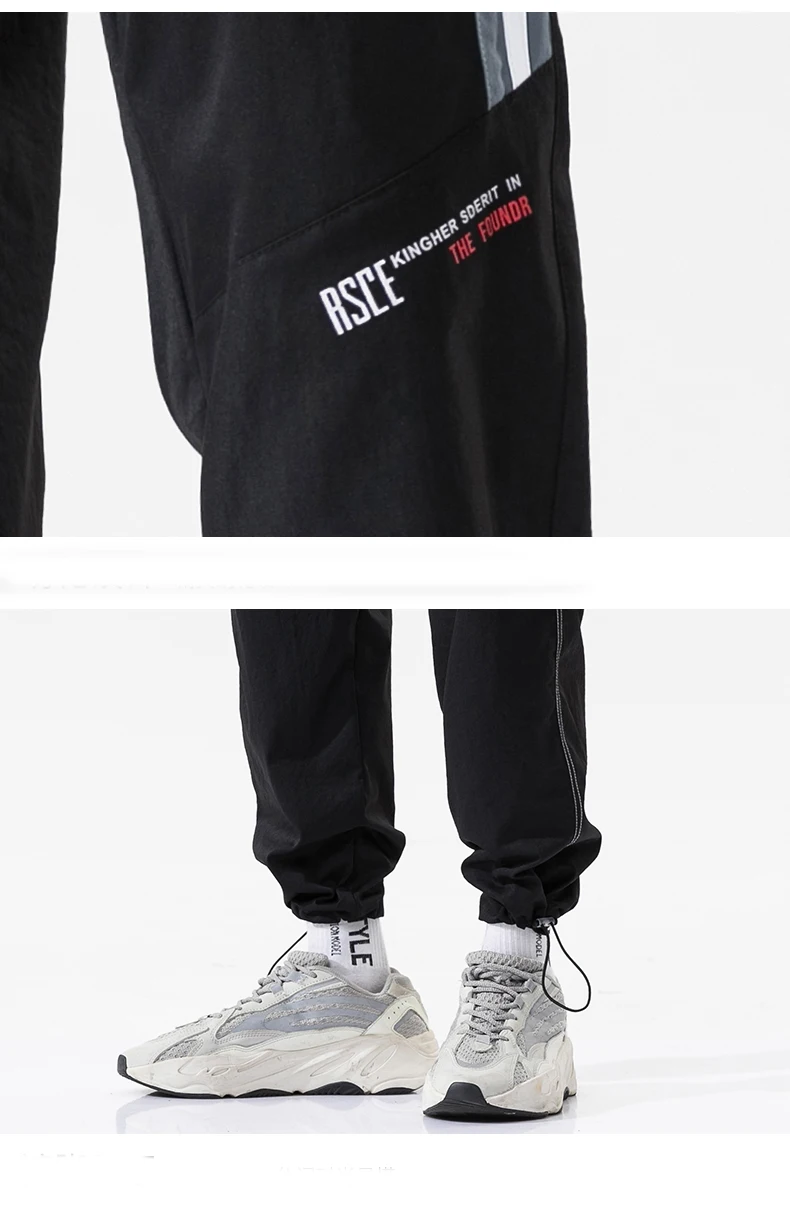 

Men's Joggers Harem Pants Man Black Comfortable Pant Summer Casual Streetwear Loose Trouser Japanese Trendy Sweatpants K185