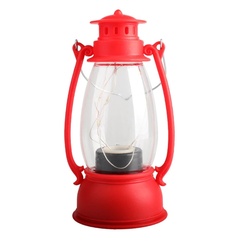 Винтажный урагановый фонарь Neko подвесной светильник на батарейках Ретро