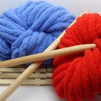 250gball super chunky yarn soft blends polyester blended wool yarn chunky hand knitting diy crochet knit blanket sofa cushion