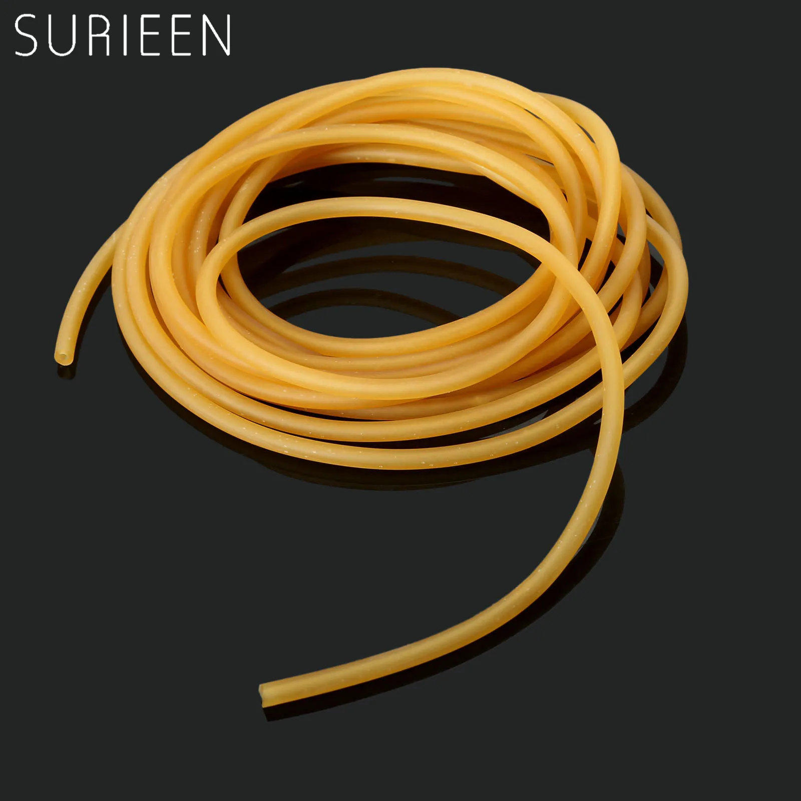 

Yellow Strong 2050 Natural Latex Elastic Parts Rubber Band Tube Tubing Hunting Slingshot Catapult Bow Arrow Accessories 2x5mm 5M