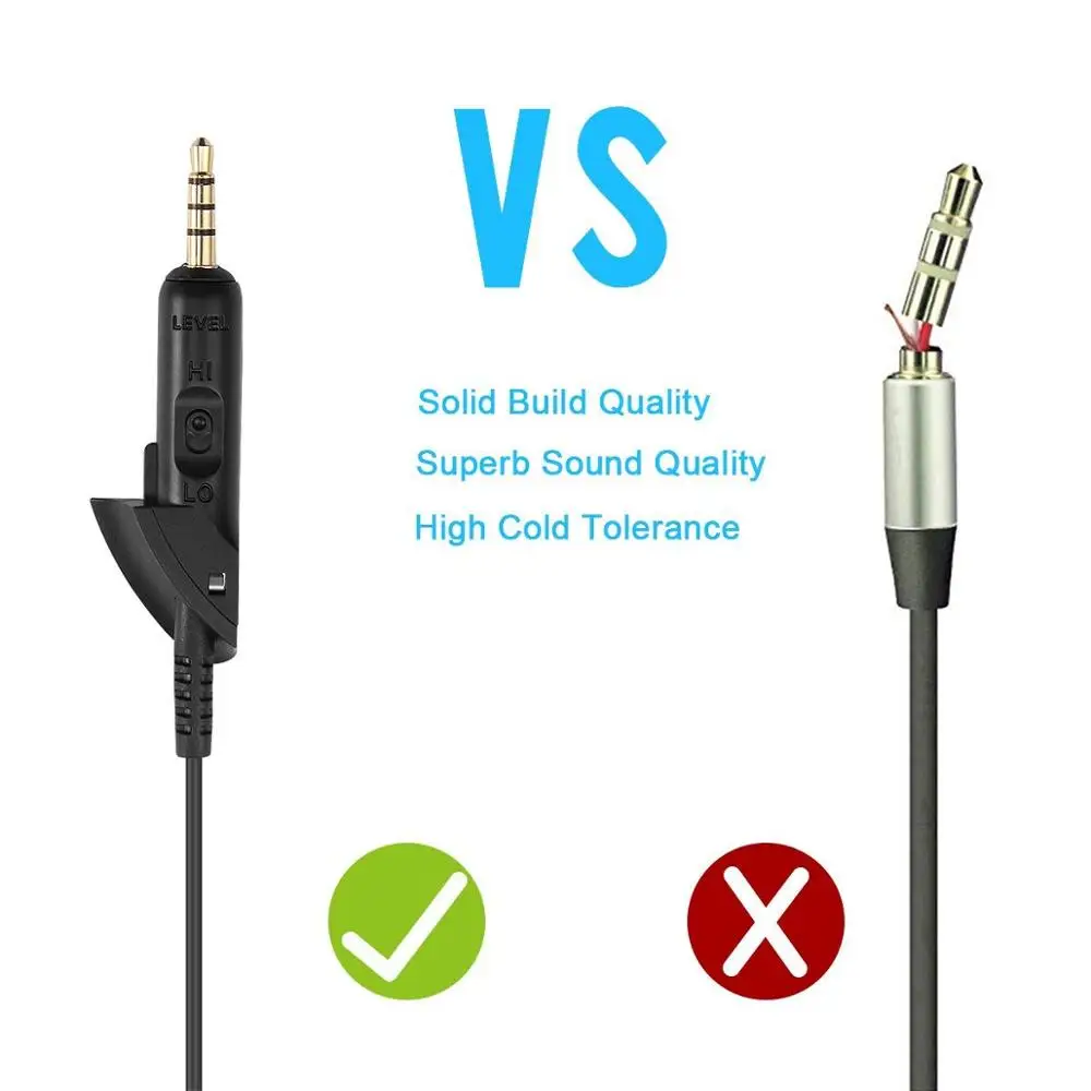 Запасные стереонаушники OFC для Bose QC15 QC2 QuietComfort 15 2 | Электроника