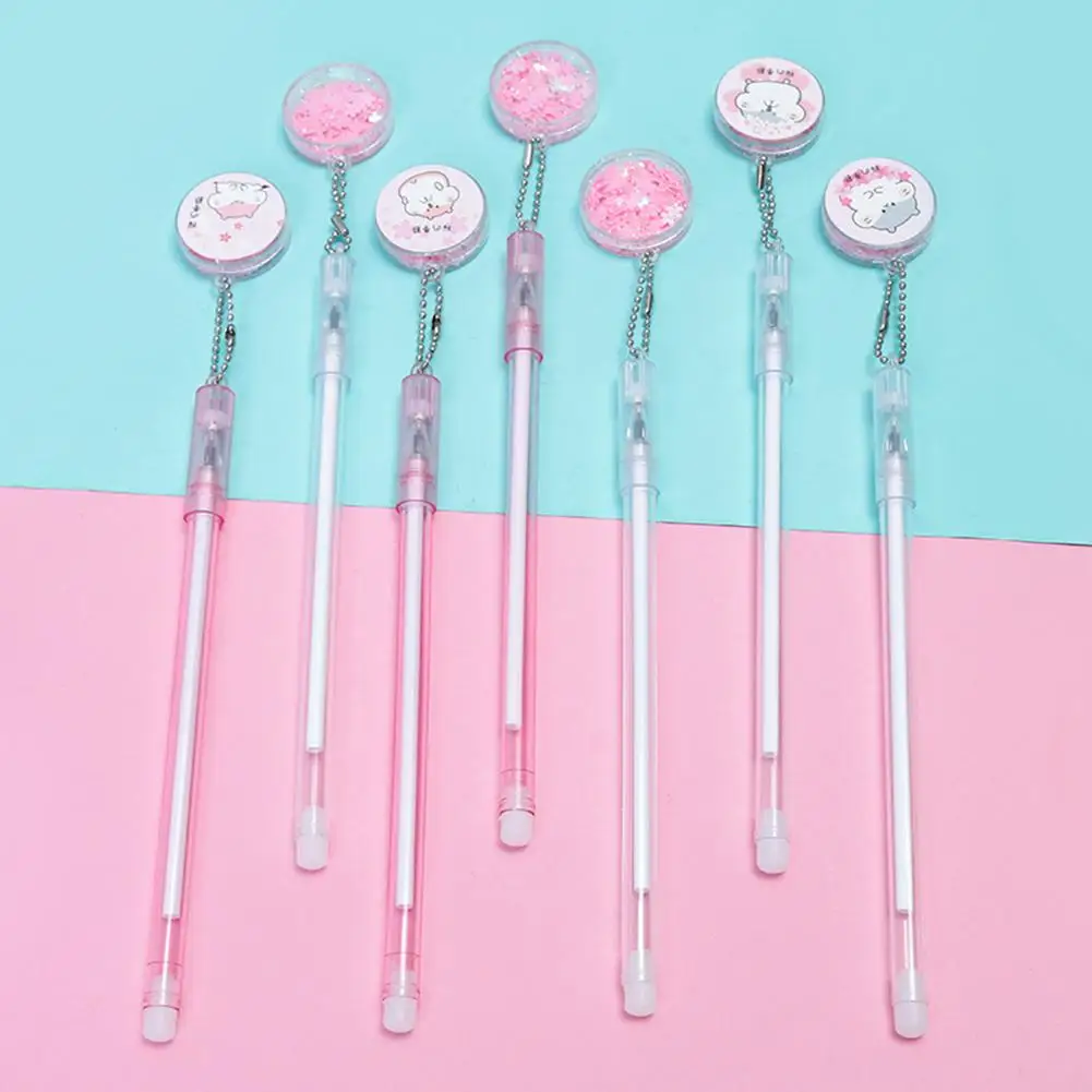 

[Ready Stock] гелевая ручка с подвеской ученическая Милая ручка для письма с мультяшным рисунком