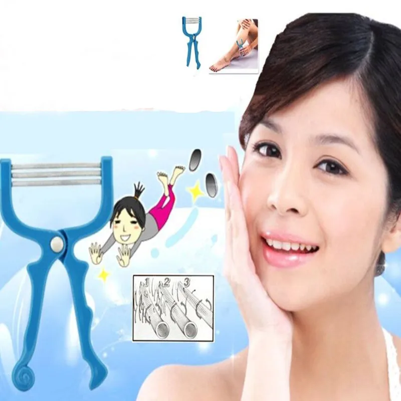 

Новое поступление, 100% высококачественный безопасный эпилятор для лица, инструмент для удаления волос, депилятор для красоты лица с пружинн...