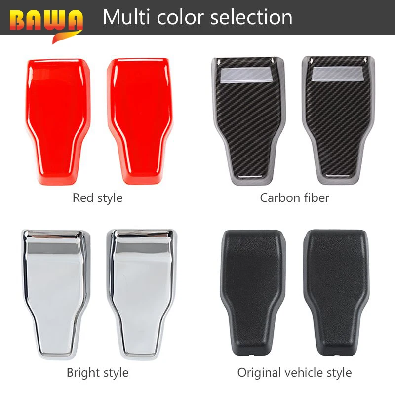 

BAWA Tailgate glass hinge decoration piece decorative frame ABS hinge cover for Jeep Wrangler JL 2018 2019 2020