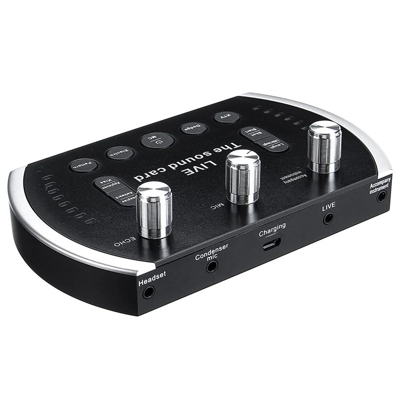 

Sound Card USB o Interface External Internet Live Streaming Musik Live Applicable or Recording Microphone Anchor