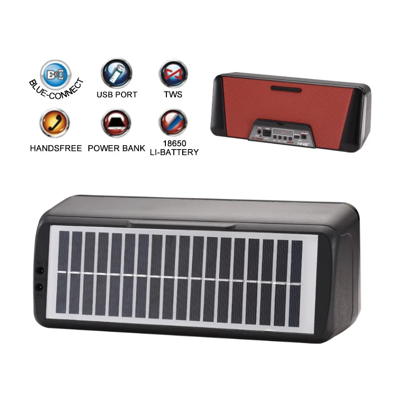 NNS NS-Q88S портативный цифровой fm-радио Bluetooth динамик стерео громкий с ЖК-дисплеем