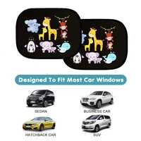 2pcs creative design car sun shades car window shades for rear and side window car heat shield protect baby window shade