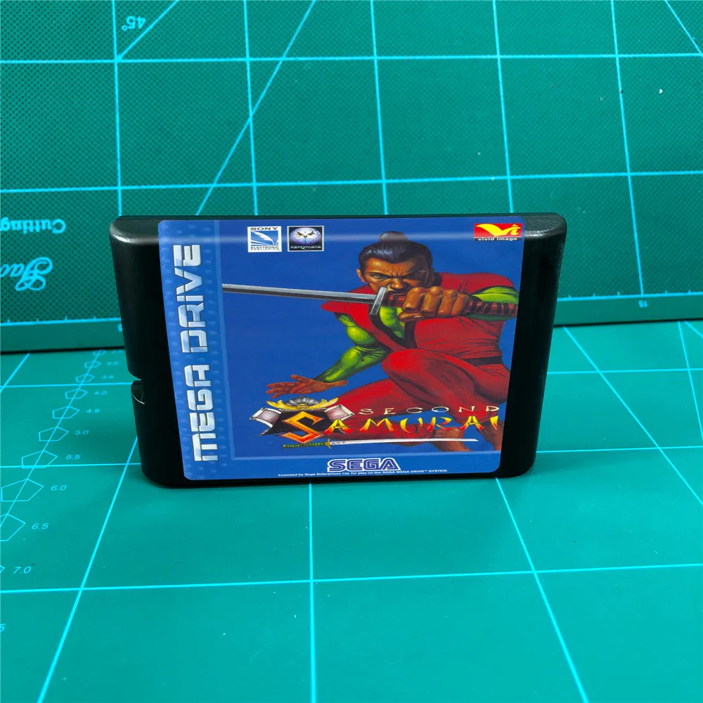 Второй Samurai 16 битный игровой картридж MD для консоли MegaDrive Genesis|Запасные части| |