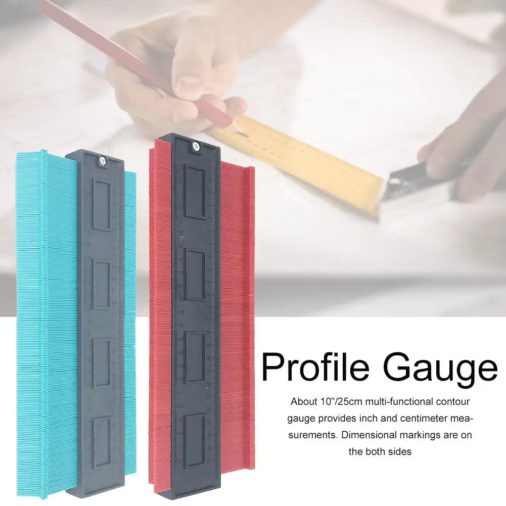 10 дюймов профилометр с измерительной линейкой Контур репликатора