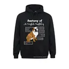 Женская толстовка с капюшоном, с рисунком бульдога