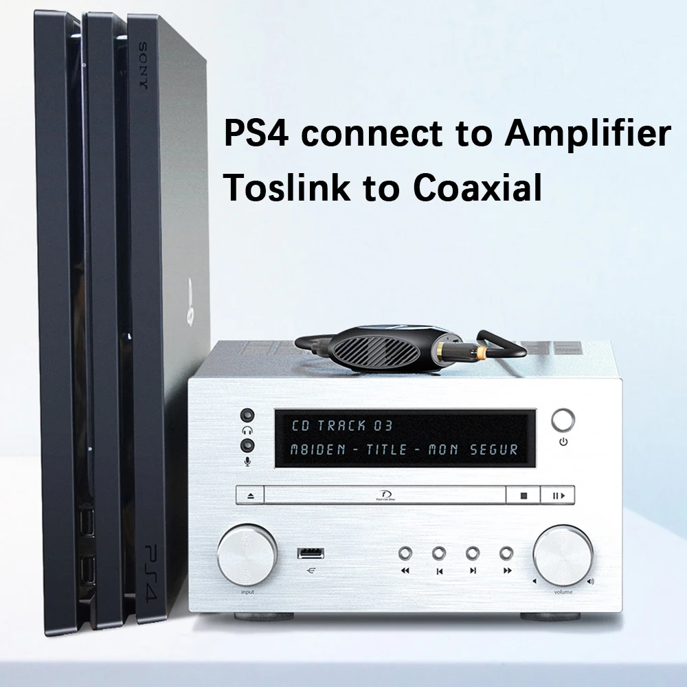 Unnlink HiFi 5 1 аудио преобразователь Оптический Toslink коаксиальный двунаправленный
