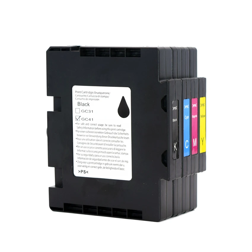 Пустой совместимый чернильный картридж GC41 с чипом для принтера Ricoh SG3110 SG 3110DN SG2100