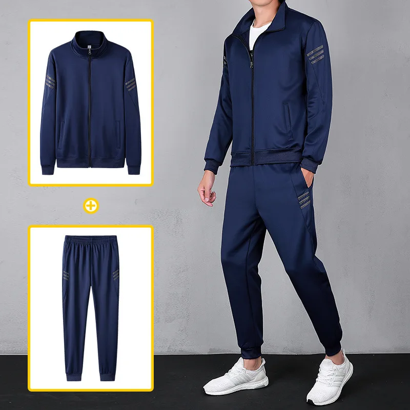 

Sets Tracksuit Men Autumn Winter Hooded Sweatshirt Drawstring Outfit Sportswear 2021 Male Suit Pullover Two Piece Set Casual