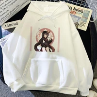 kawaii anime hoodie men streetwear genshin impact pullover hu tao sweatshirt unisex casual oversized pocket clothes harajuku