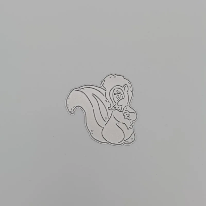 Лиса металлический Трафаретный вырубной штамп трафареты скрапбукинга