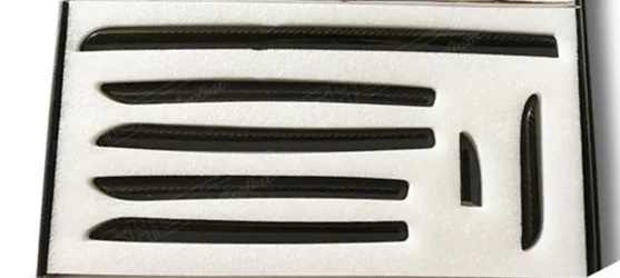 Правый руль RHD центральная консоль Дверная панель отделка из углеродного волокна