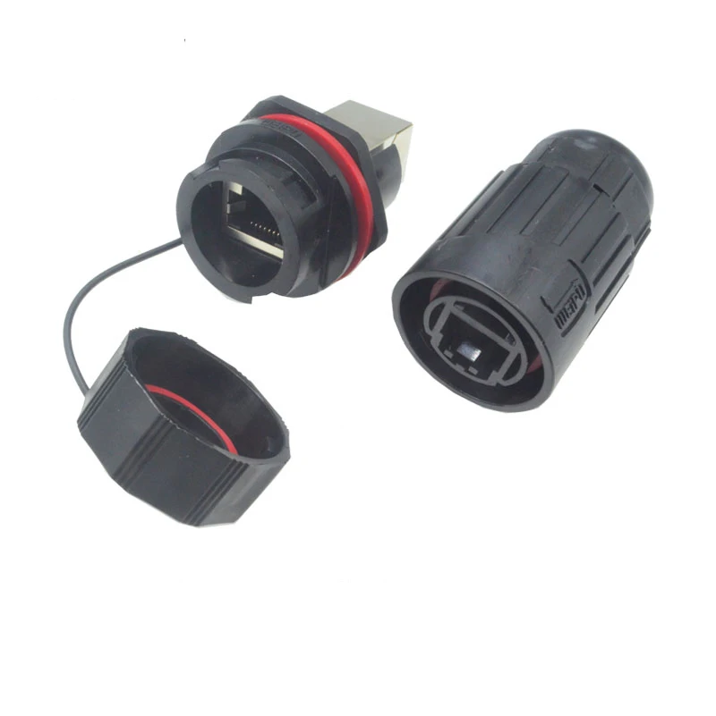 Оригинальные Weipu RJ45 сетевой разъем IP67 водонепроницаемый штекер RJ45F6 гнездо RJ45F71RA