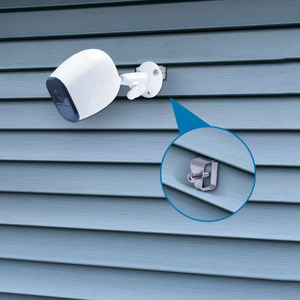 

Blink Mini Vinyl Siding Hooks Clips No Holes Needed Easy Installation Bracket Stainless Steel Hooks Outdoor Wall Mounts Holder