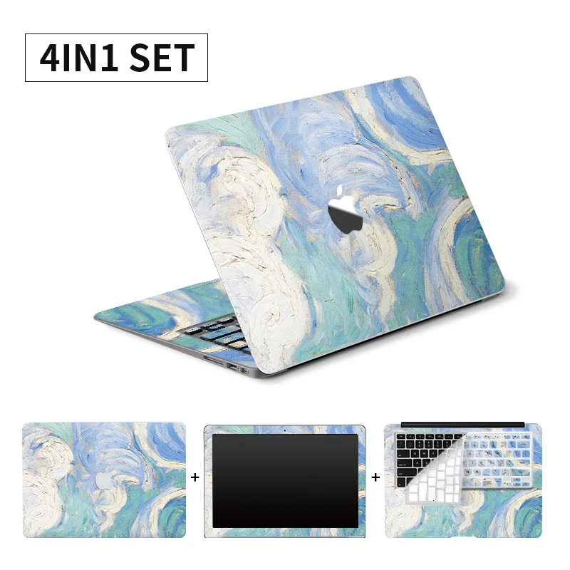 Защитный чехол для клавиатуры ноутбука macbook air 13 pro 15 дюймов Водонепроницаемая