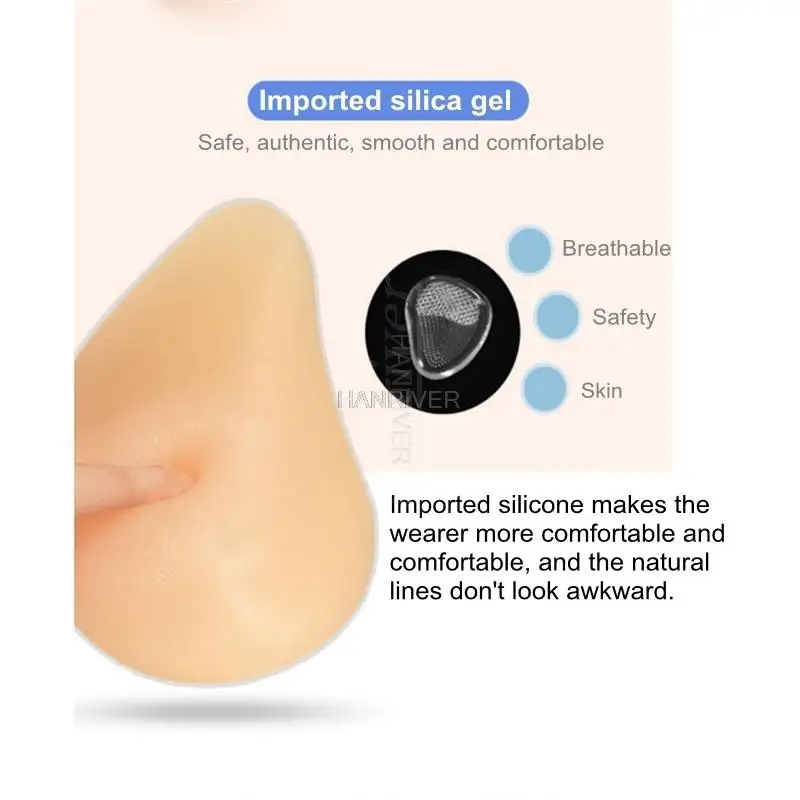 Протез груди для раковой хирургии искусственные силиконовые формы Реалистичная