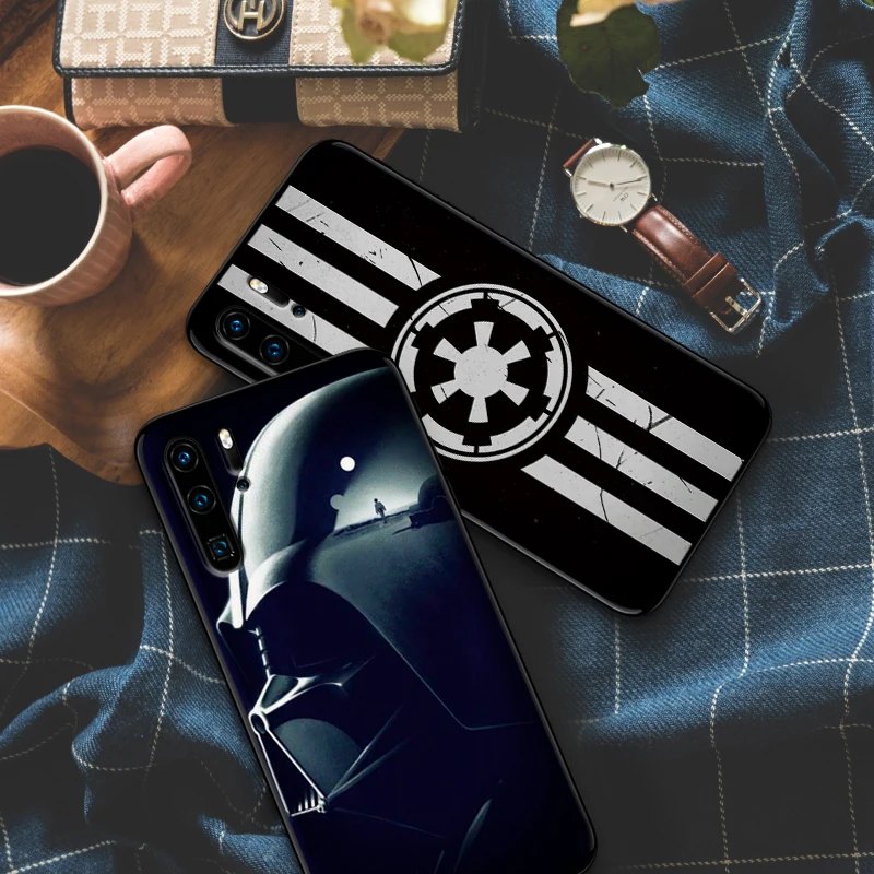 Твердый чехол с мультяшным роботом для samsung мягкий силиконовый huawei P30 Lite Pro P Smart 2016