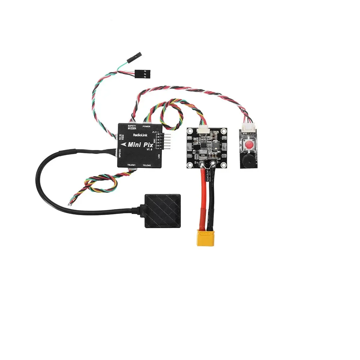 Radiolink мини PIX F4 игровые джойстики MPU6500 w/ M8N GPS UBX-M8030 для дрона с дистанционным