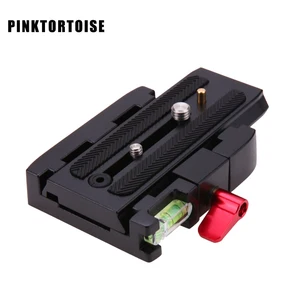 PINKTORTOISE Quick Release for Manfrotto Aluminum Camera Tripod Plate Clamp for Manfrotto 577 501 701HDV 500AH