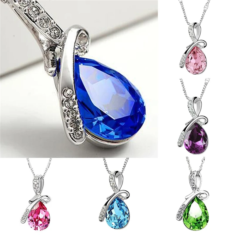 JETTINGBUY Австрийские кристаллы и Чешские стразы Очаровательная подвеска длинное