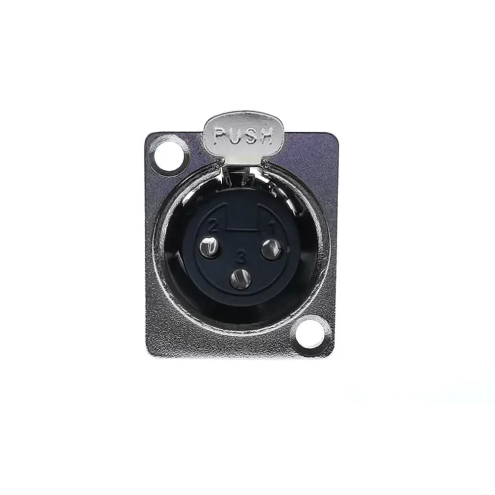 8 шт. горячая новинка трехъядерный Штекерный гнездовой разъем XLR стандартный тип D