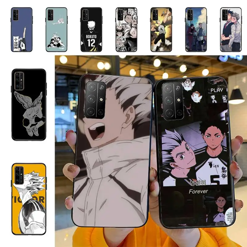

YNDFCNB Haikyuu Bokuto Phone Case for Huawei Honor 8 x 9 10 20 V 30 pro 10 20 lite 7A 9lite case