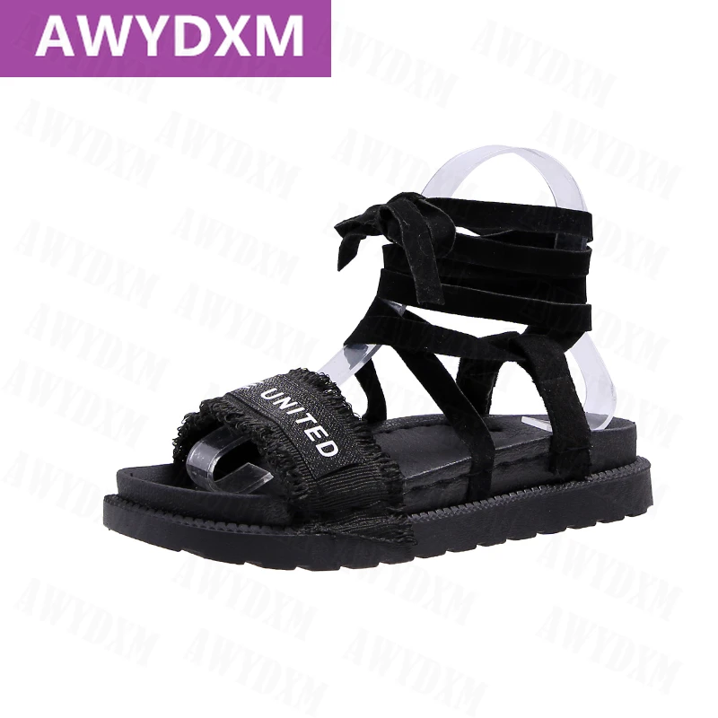 

Open Toe Flats Women Shoes 2021 New Summer Slippers Rome Sandals Designer Fashion Beach Dress Sexy Cosy Flip Flops Mujer Zapatos