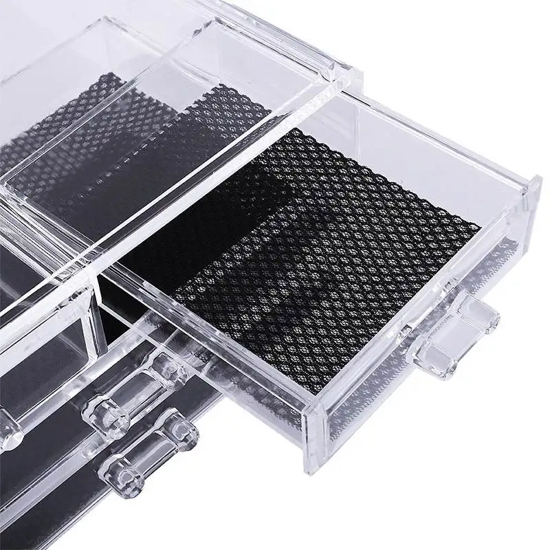 

Free Combination Drawer DIY Tidy Desktop Transparent Acrylic Cosmetics Makeup Organizer Jewelry Multifunction Storage Box