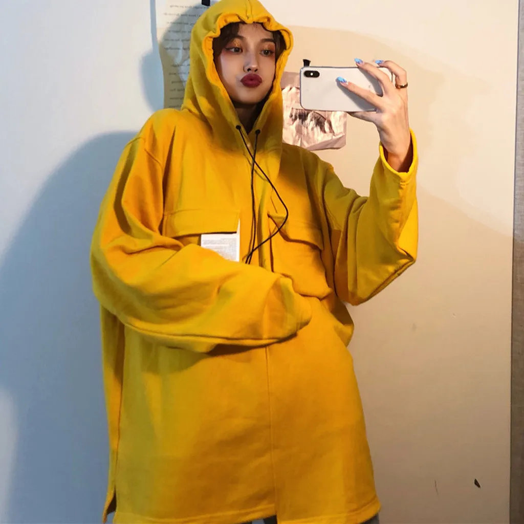 

Vogue Autumn Winter Korean Version Hoodie Harajuku Sweatshirt Thick Women Hoodies Pullover Female Loose Casual Pullover