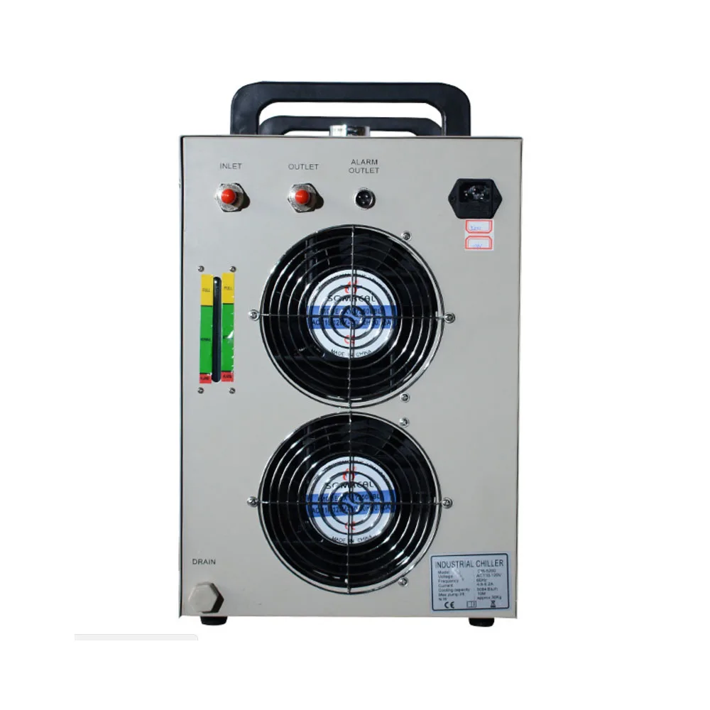 Лазерный водяной охладитель 220 В для охлаждения одной CO2 лазерной трубки 150 Вт или