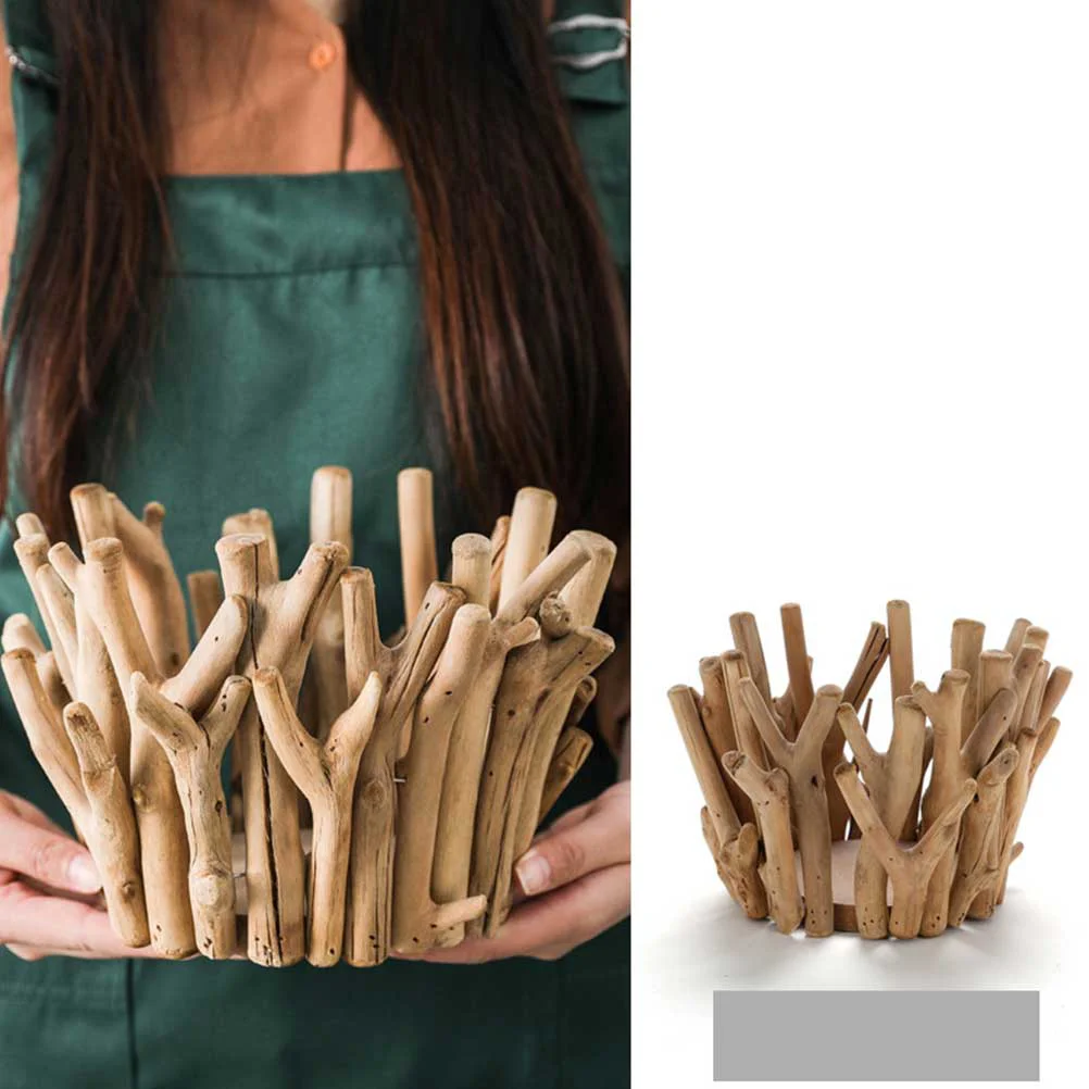 Фруктовый поднос в стиле Driftwood 1 шт. из натурального дерева для закусок и конфет