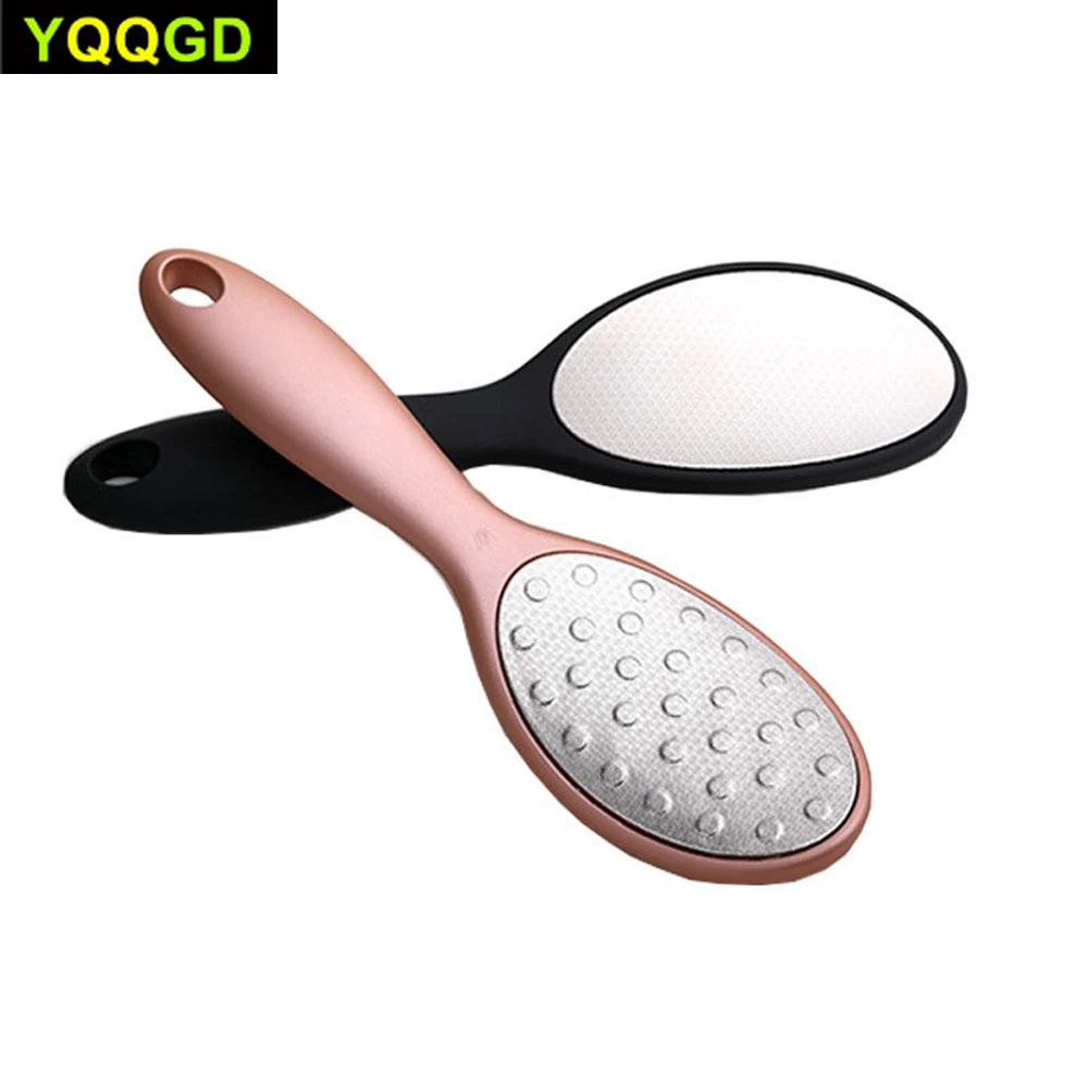 

1 шт. Уход за ногами из нержавеющей стали двухсторонний педикюр мозоли для удаления пилки ног многоразовое удаление твердой кожи ног