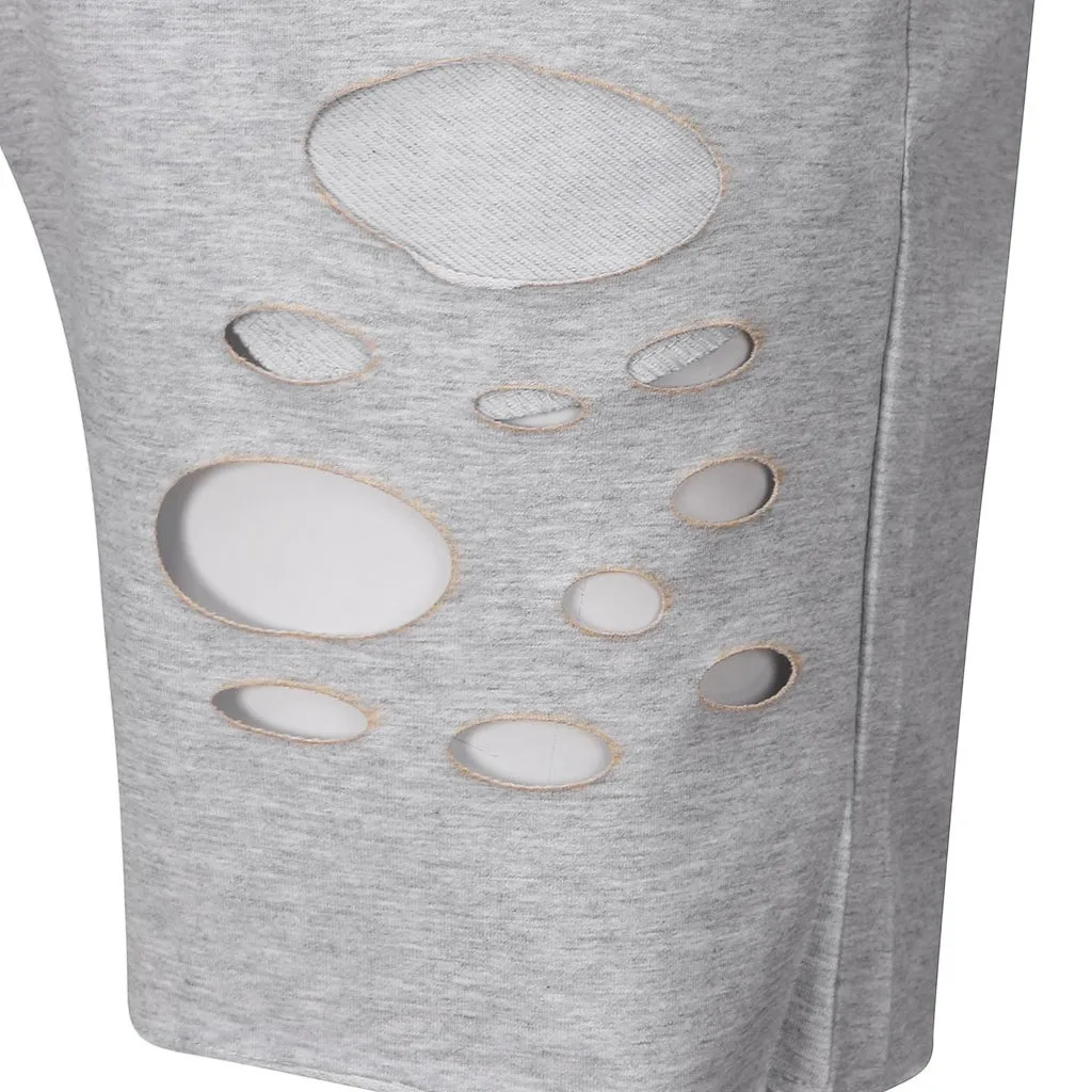 Новые летние мужские комплекты с дырками брендовая толстовка капюшоном +