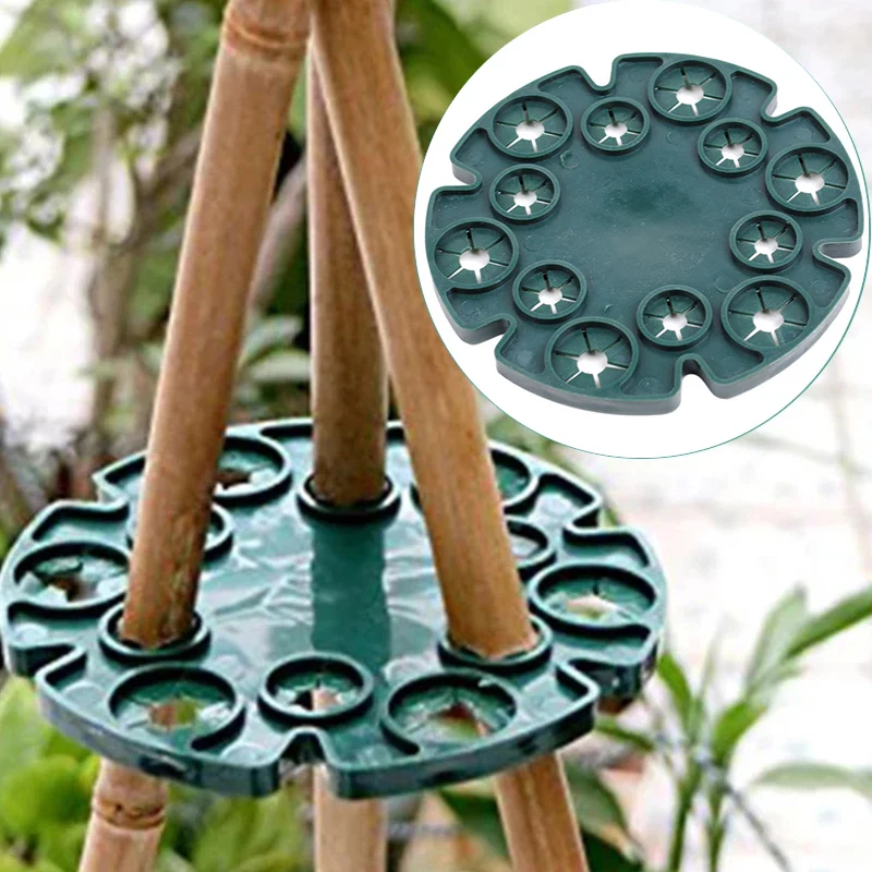 

5pcs Plant Support Awning Pillar Accessories A Clip Quickly Set Up Climbing Vine Bracket Plant Steel Pipe Bracket Garden Support