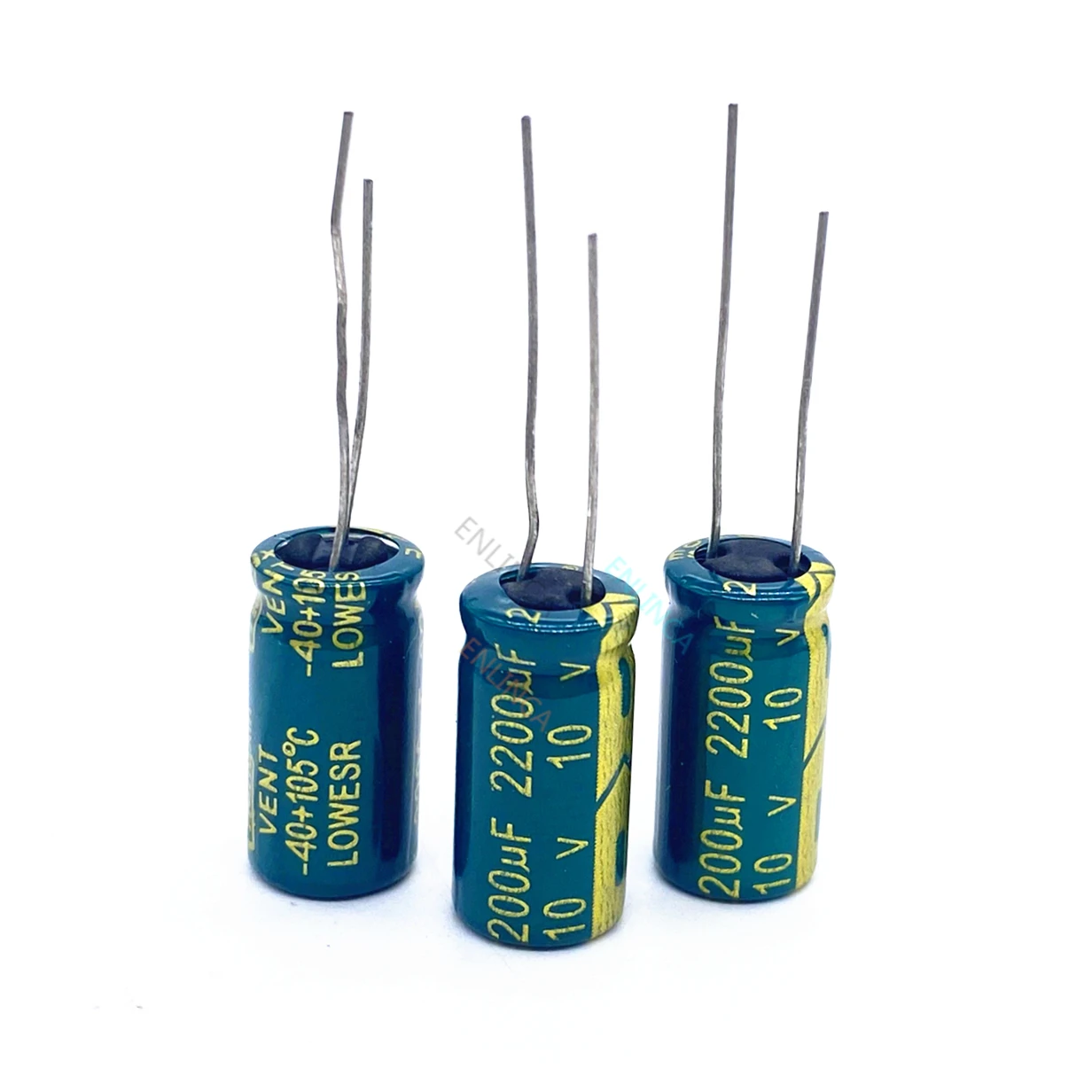 

100pcs/lot 10V 2200UF Aluminum Electrolytic Capacitor Size 10X20 2200UF 10V 20%