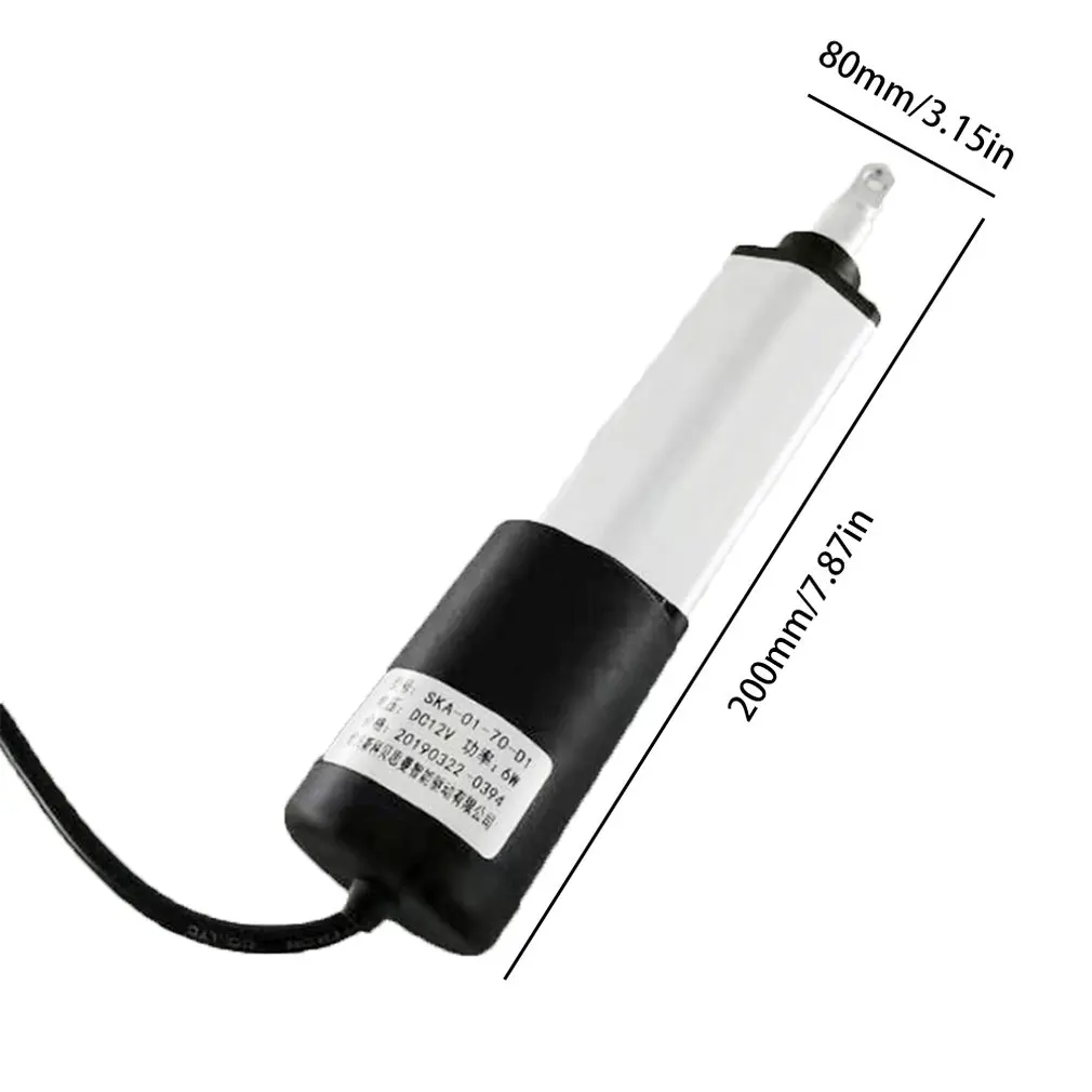 Электрический шток толкателя электродвигатель линейный телескопический